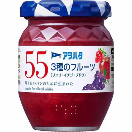 アヲハタ 55 3種のフルーツ(リンゴ・イチゴ・ブドウ) 150g