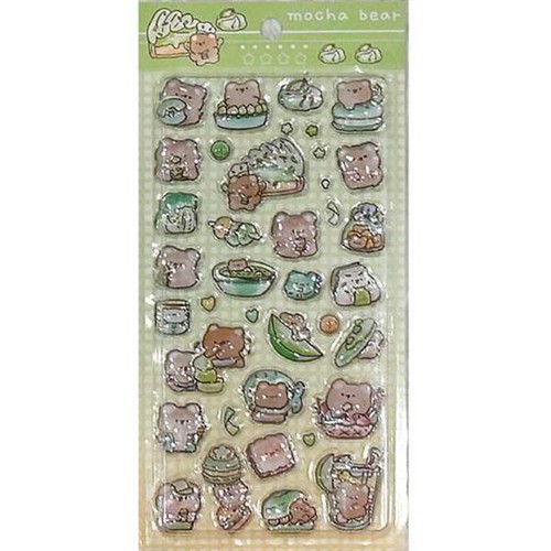 つやぷくシール くまさん