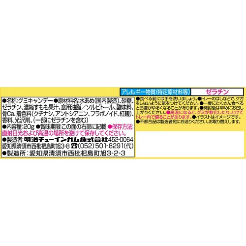 明治チューインガム わいわいバーガーショップ グミ 20g