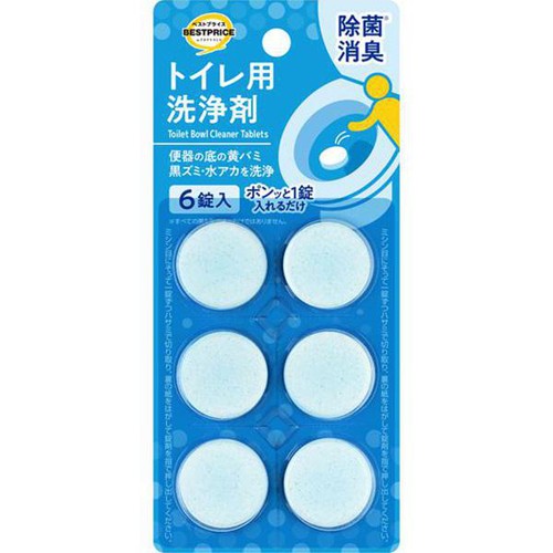 トイレ用洗浄剤 除菌 消臭 6錠 トップバリュ