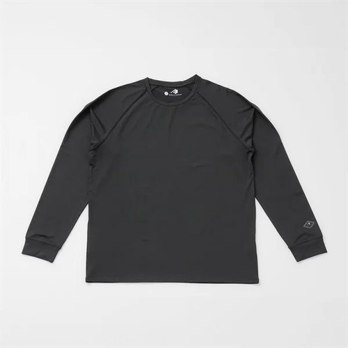 EXセリアント ウェア ルームウエア (ルーム長袖Tシャツ) 紳士 クロ L トップバリュ