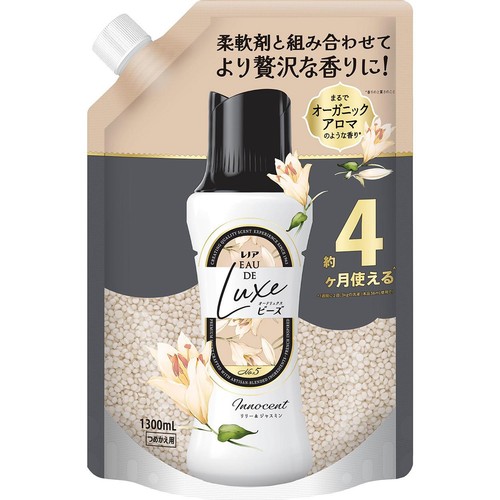 P&G レノア オードリュクス イノセント リリー&ジャスミンの香り つめかえ用 香り付けビーズ 1300mL