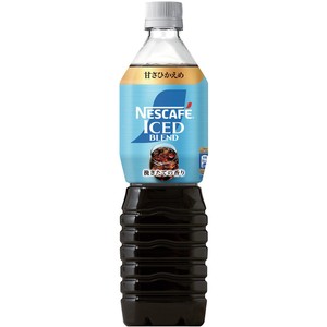 ネスレ ネスカフェ アイスブレンド ボトルコーヒー 甘さひかえめ 900ml