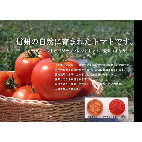 ナガノトマト 信州生まれのケチャップ国産つぶ野菜入り 190g