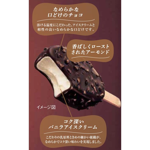 森永乳業 PARMアーモンド&チョコレート 53ml x 6本入