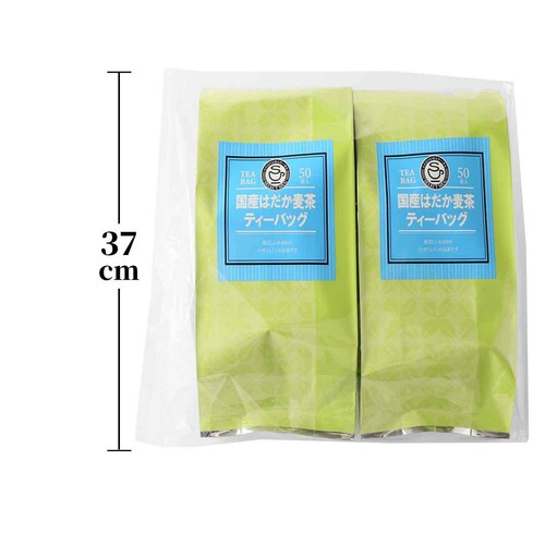 日本茶販売 国産はだか麦茶ティーバッグ 300g(50袋) x 2
