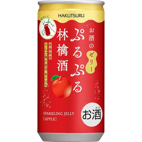 3%】 白鶴 ぷるぷる林檎酒 190ml Green Beans | グリーンビーンズ by AEON