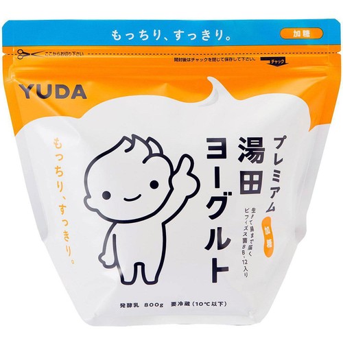 湯田牛乳公社 プレミアム湯田ヨーグルト加糖 800g