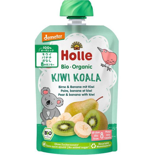 Holle 有機ベビースムージー キウイコアラ 8か月ごろから 100g