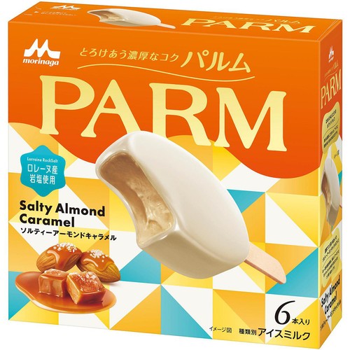 森永乳業 PARMソルティーアーモンドキャラメル 50ml x 6本