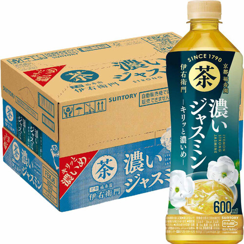 サントリー 伊右衛門 濃いジャスミン 1ケース 600ml x 24本 Green