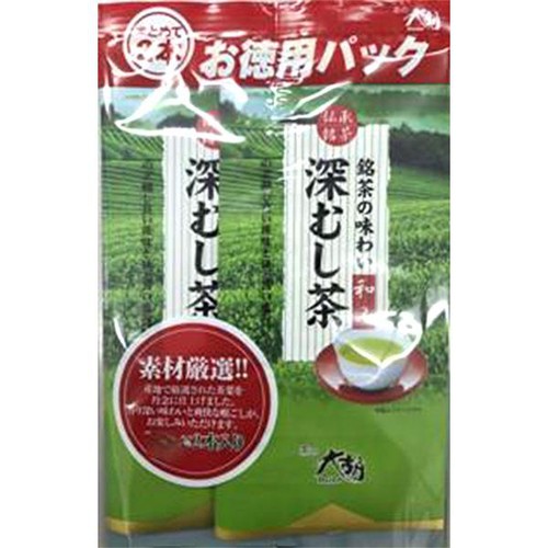 茶の大胡 深むし茶 和み 2個パック 80g x 2本入