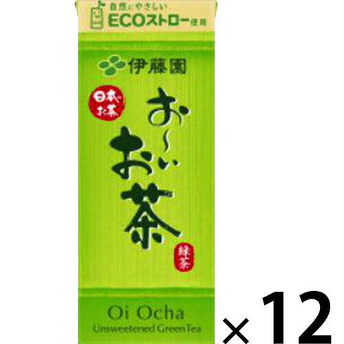 伊藤園 おーいお茶 1ケース 250ml x 12本 Green Beans | グリーン