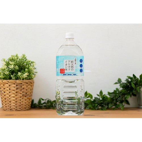 ケイ・エフ・ジー 純天然アルカリイオン水 金城の華 1ケース 2000ml x 8本