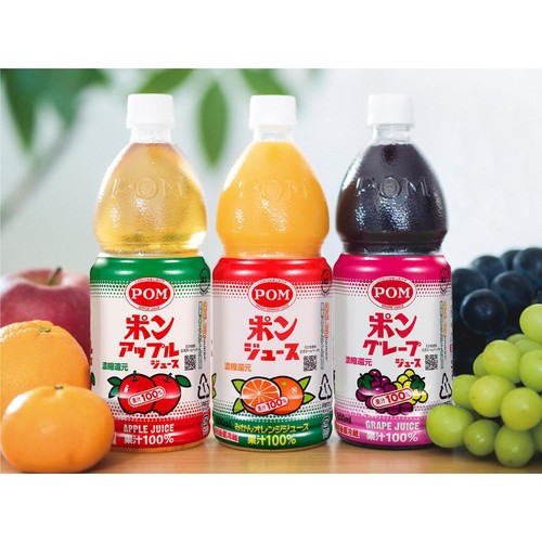 えひめ飲料 POM アップルジュース 800ml Green Beans | グリーン