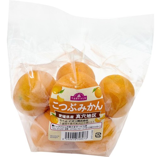 愛媛県産真穴地区 こつぶみかん 600g 1パック トップバリュ Green