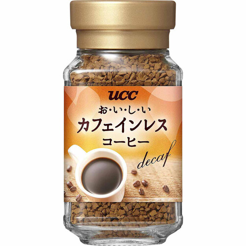 UCC おいしいカフェインレスコーヒー 瓶 45g Green Beans | グリーン