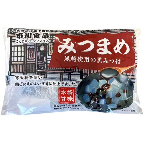 市川食品 みつまめ黒蜜 160g Green Beans | グリーンビーンズ by AEON
