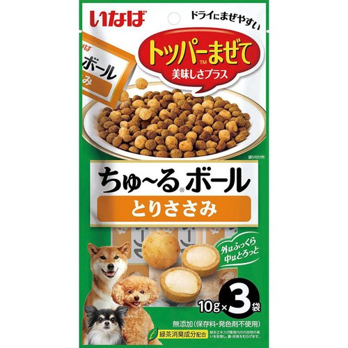 【ペット用】 いなば ちゅーるボール とりささみ 10gx3袋