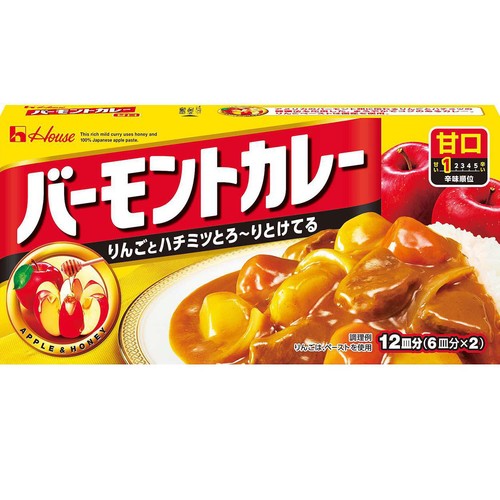 ハウス食品 バーモントカレー 甘口 230g