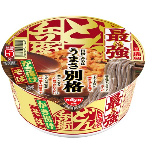 日清食品 日清の最強どん兵衛 かき揚げそば 101g