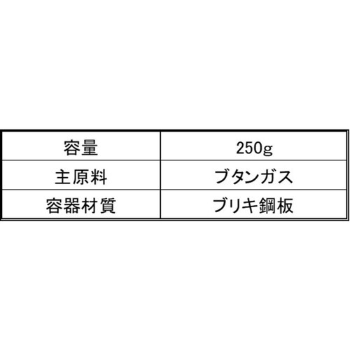 アイリスオーヤマ カセットボンベ3本組 IGB250Aブラック