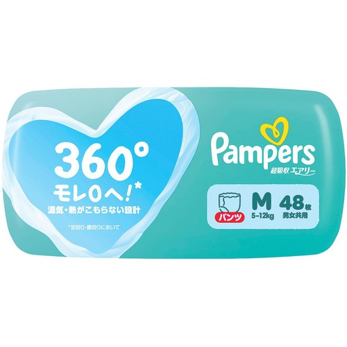 P&G パンパース 超吸収エアリー パンツ M (5～12kg) 48枚