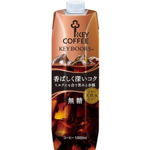 キーコーヒー 香ばしく深いコク 無糖 1000ml Green Beans | グリーン