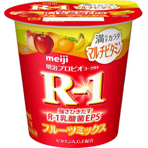 明治 プロビオヨーグルト R-1 満たすカラダ鉄分 ブルーベリー