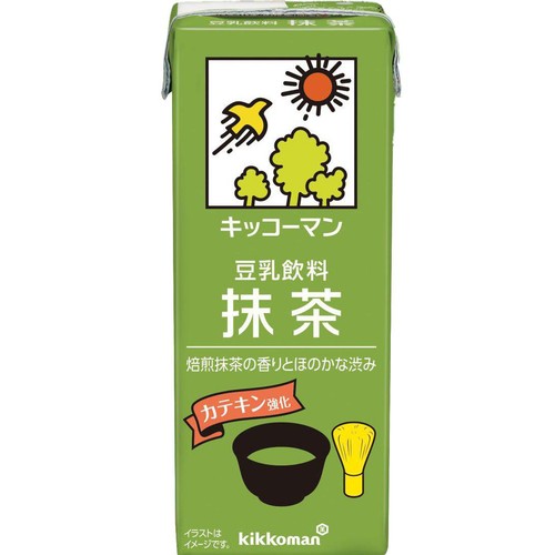 キッコーマン 豆乳飲料抹茶 1ケース 200ml x 18本