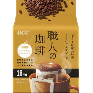UCC上島珈琲 【ワンドリップコーヒー】職人の珈琲 ビターな味わいの