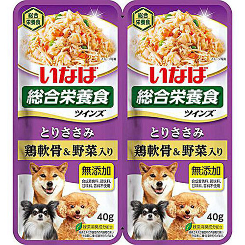 専用いなば ツインズ3Pとりささみ・ビーフ80g×3個パック×30個 - 犬