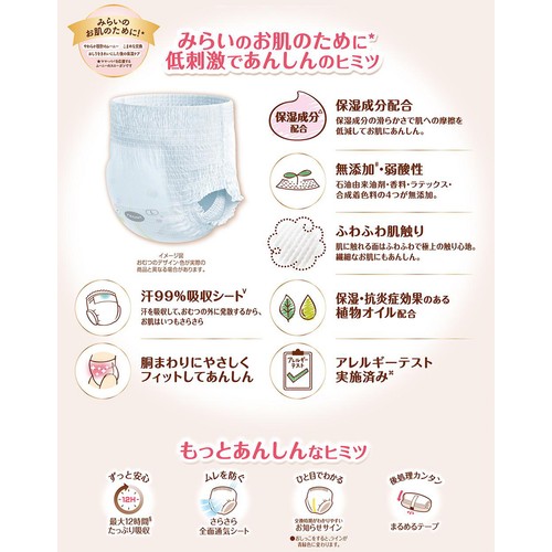 ムーニーマン ユニ・チャーム ムーニーマン 低刺激であんしん パンツ L (9～14kg) 36