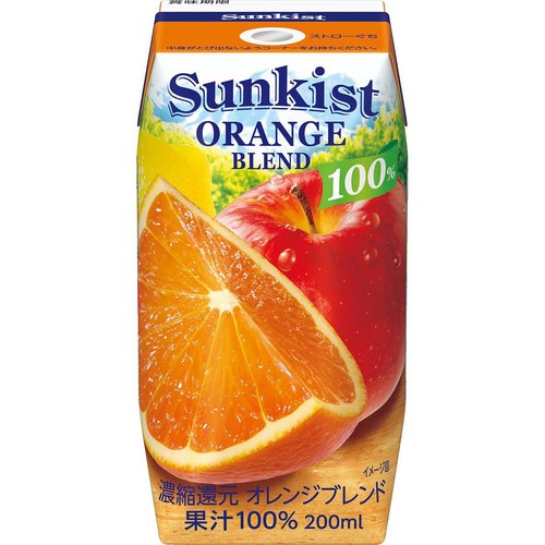 森永乳業 サンキスト オレンジブレンド 200ml Green Beans | グリーン