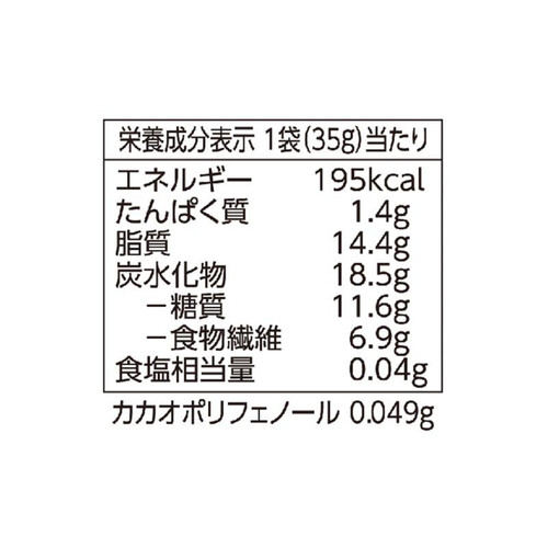 糖質30%オフチョコレート ホワイト 35g トップバリュ