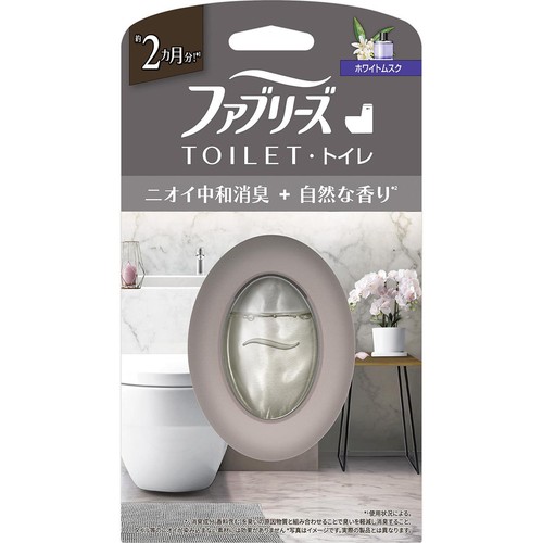 P&G ファブリーズ トイレ用消臭剤 ニオイ中和消臭 + 自然な香り ホワイトムスク 6.3mL