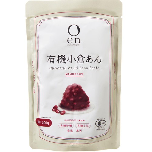 遠藤製餡 有機小倉あん 300g