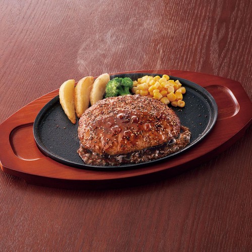 【冷凍】 ジョイフルのまさにお店のペッパーハンバーグ てりやきソース・ペッパー付き(加熱用) 1食(231g)