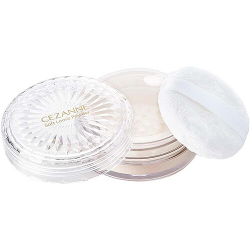 セザンヌ うるふわ仕上げパウダー 03ルーセントクリア 1個 Green Beans