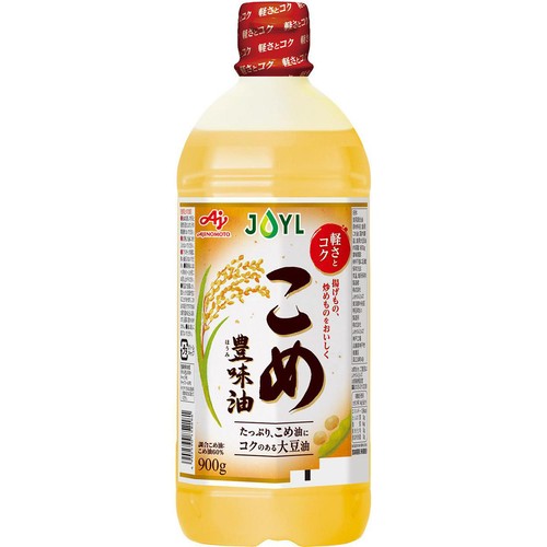 J−オイルミルズ 味の素こめ豊味油 900g Green Beans | グリーン