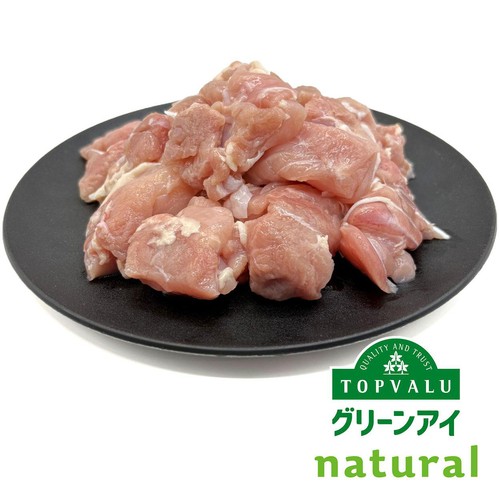 純輝鶏もも肉角切り 430g 【冷蔵】トップバリュグリーンアイナチュラル青森県産