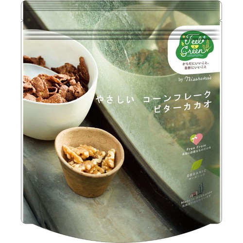 日食 Feel&Green やさしいコーンフレーク ビターカカオ 140g