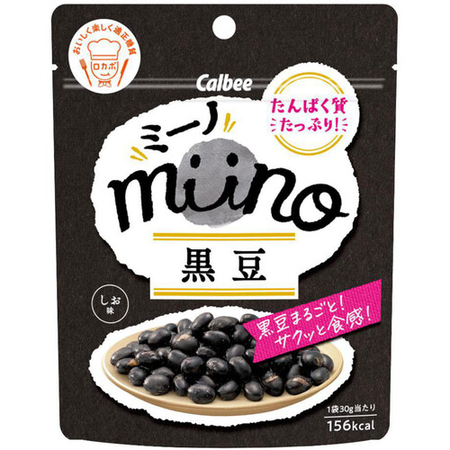 カルビー miino 黒豆しお味 30g