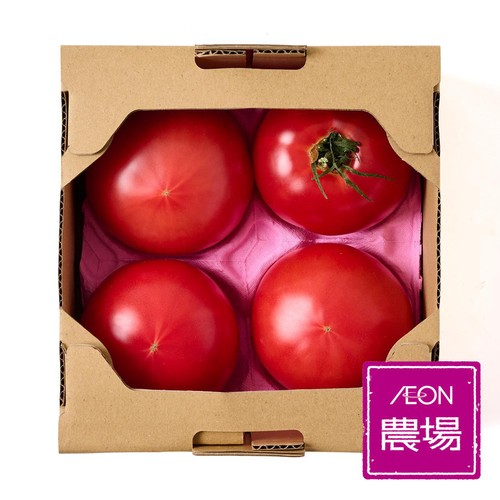 国内産イオン農場 まるまる赤トマト 800g(4個)