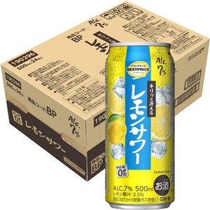 レモンサワー 1ケース 500ml x 24本 トップバリュベストプライス Green