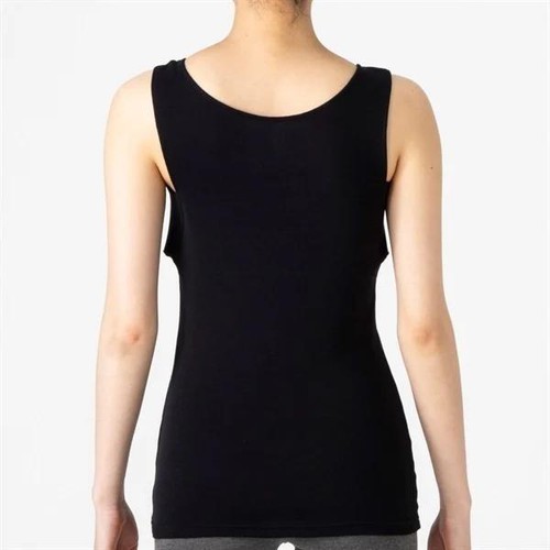 PEACE FIT(ピースフィット) COOL コットン汗取りパッド付タンクトップ 婦人 クロ S トップバリュ