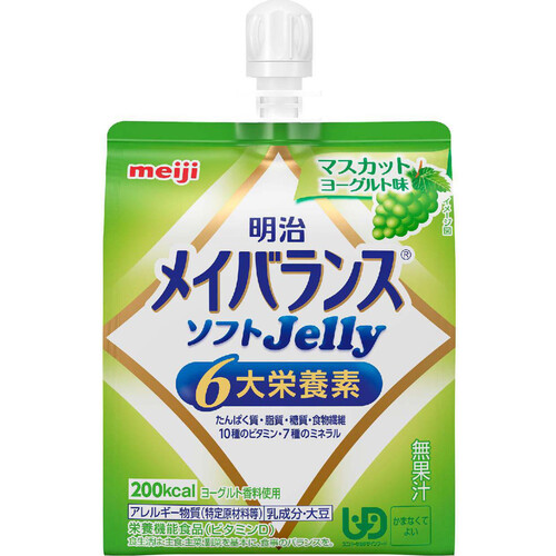 明治 メイバランス ソフトJelly マスカットヨーグルト味 125ml Green