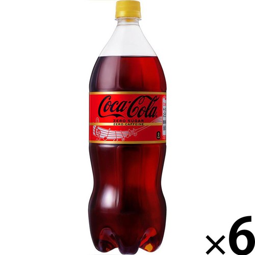 コカ・コーラ ゼロカフェイン 1ケース 1500ml x 6本 Green Beans