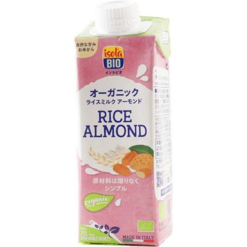 イソラビオ オーガニック ライスミルク アーモンド 250ml