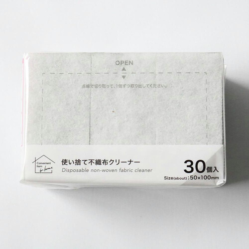 オカザキ 使い捨て不織布クリーナー 重曹 30個入